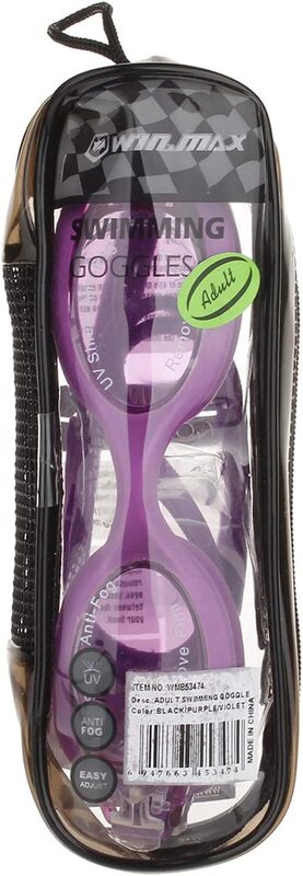 Winmax Adult Swimming Goggle, Purple