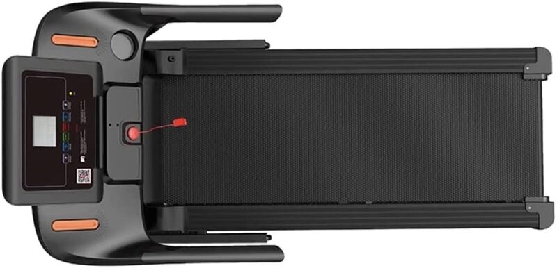 Lifetop 1.75Hp Motorized Foldable Treadmill with Speaker, Black