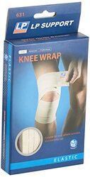 LP Support One Size 631 Elastic Knee Wrap, Beige
