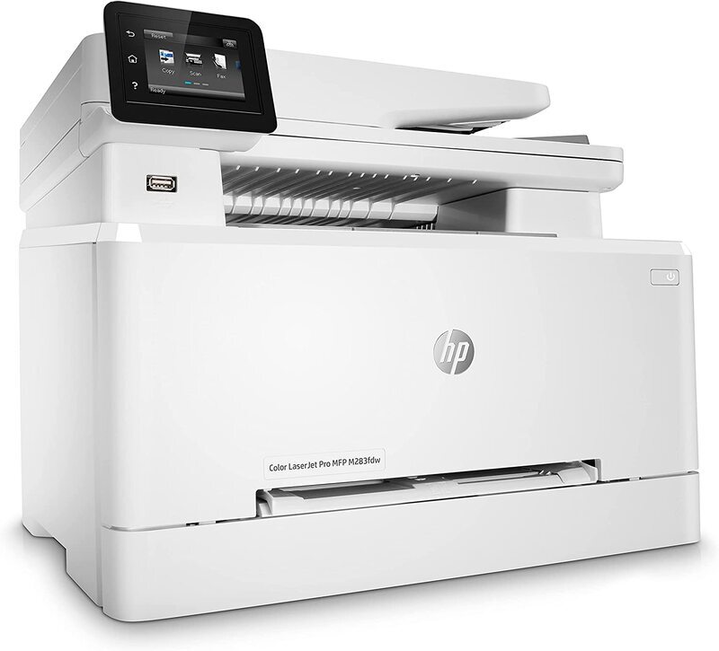 HP LaserJet Pro M283FDW Color Laser MFP All-in-One Printer, White