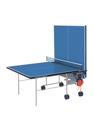 جارلاندو طاولة تنس طاولة خارجية قابلة للطي مع عجلات للتدريب ، GDC-113E ، أزرق