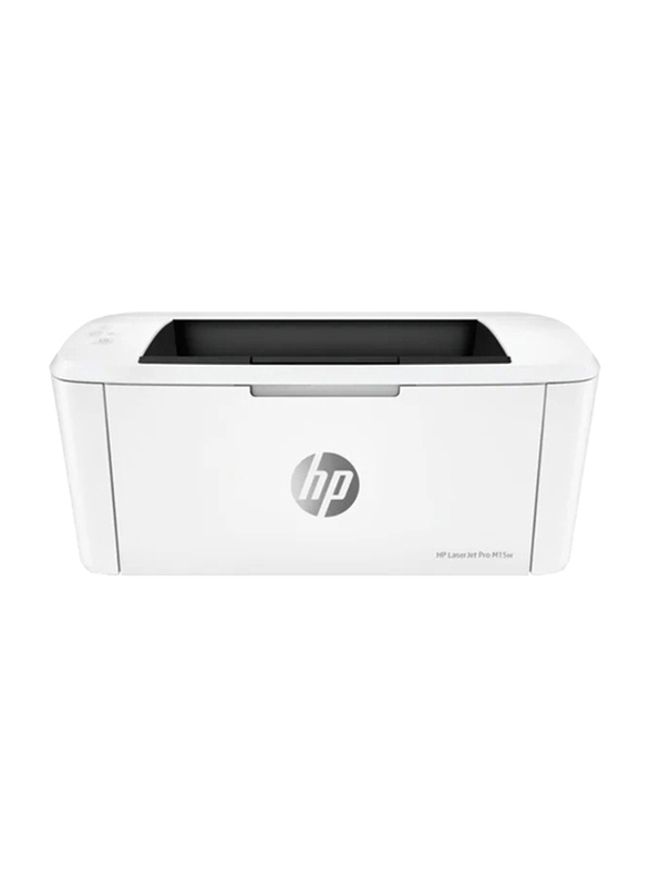 HP LaserJet Pro M15W Mono Laser Printer, White