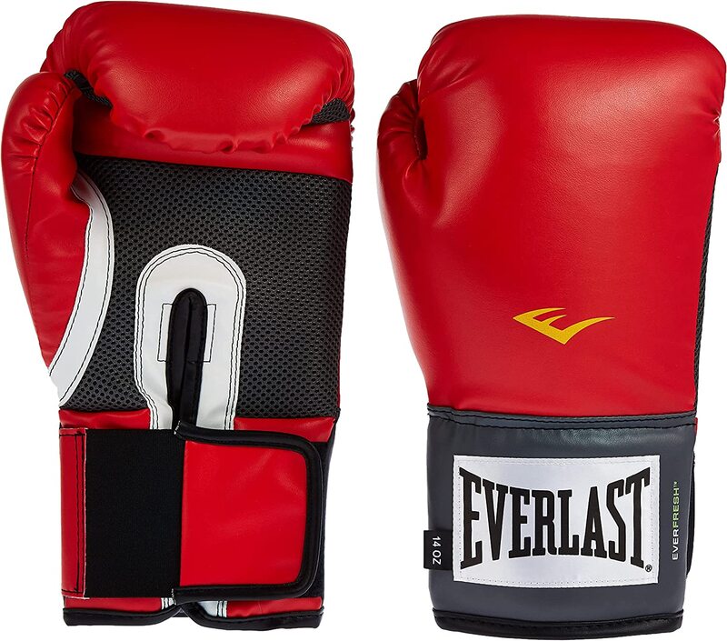 Everlast 16-oz Pro Style Training Gloves, 1200009, Red