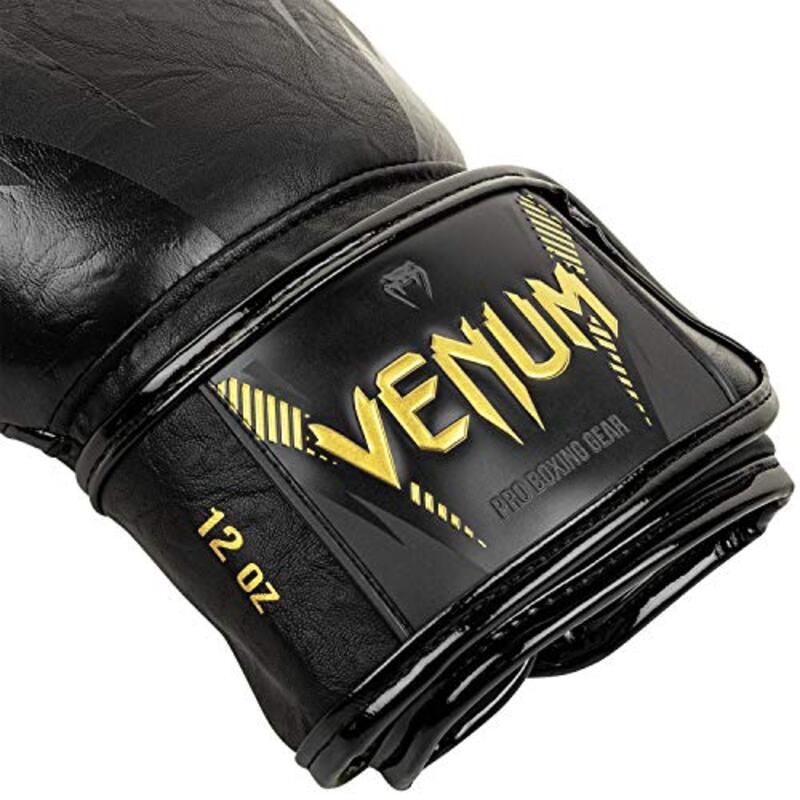 Venum 8 Ounce Impact Boxing Gloves, Black
