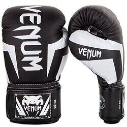 Venum 8 OZ Combat Sports Boxing Gloves, Black