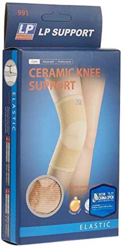 LP Support Ceramic Knee Support, X-Large, 991, Beige