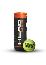 Head Unisex Padel Pro Balls, Pack of 3, Green