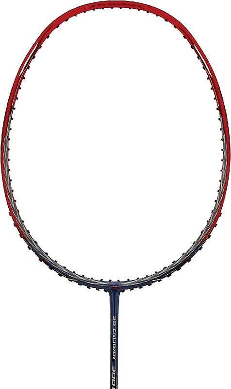 Li-Ning 3D Calibar 300 Boost Racket, One Size, Dark Grey/Red