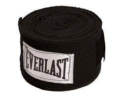 Everlast 108 Inch Combat Sports Hand Wraps, Black