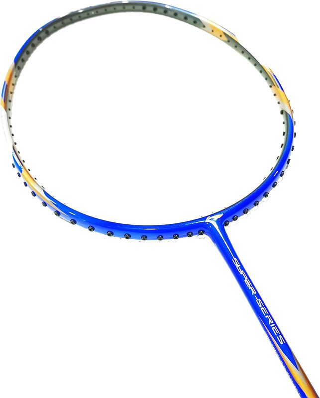 Li-Ning Super Series SS9 G5 Unstrung Badminton Racquet, Size 1, Blue