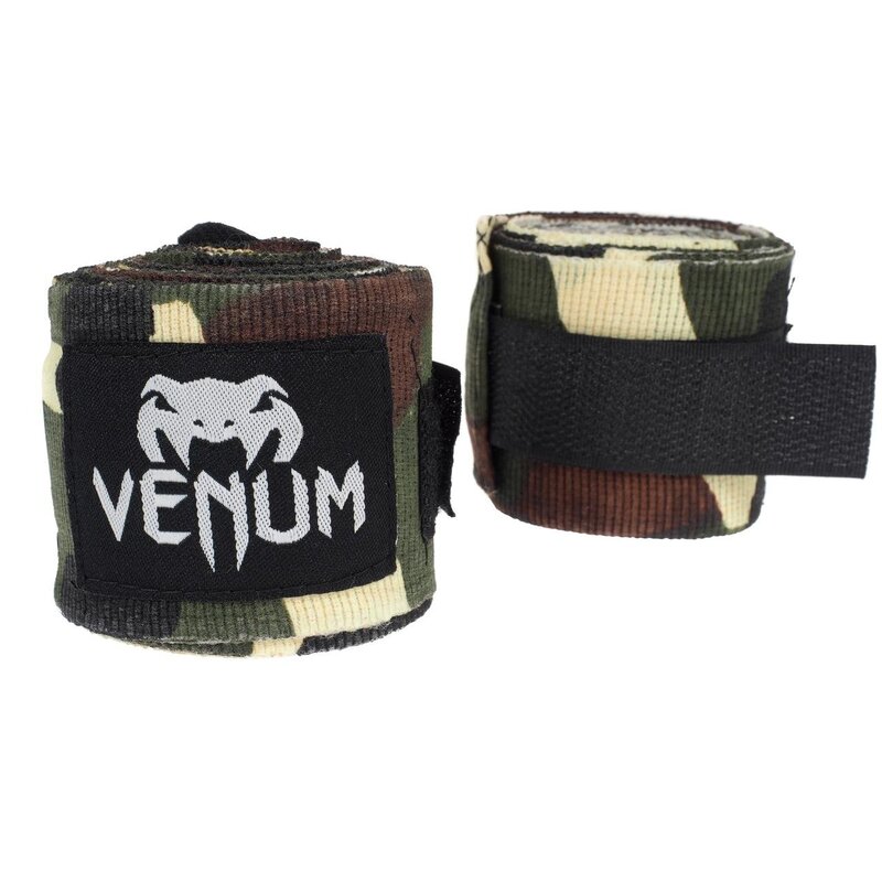 Venum 2.5 Meter Combat Sports Hand Wraps, Black