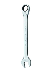 Yato 15mm Non-Slip Combination Ratchet Wrench, YT-0260, Silver
