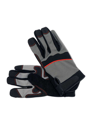 Yato Working Gloves Stretch with on Header Card, 1 Pair, YT-7466, Black/Grey, 9/Double Extra Large