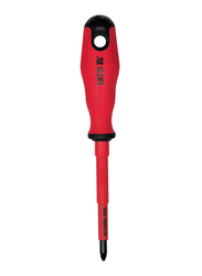 Yato PH1 x 80mm VDE-1000V Insulated Philips Screwdriver, YT-2822, Red/Black
