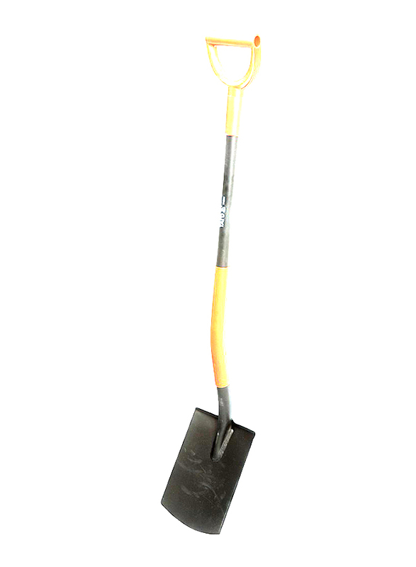Yato Flat Spade Shovel with 300mm Long D-Handle, YT-86800, Red/Black