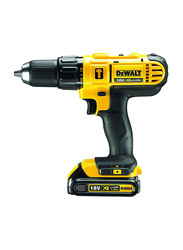 DeWalt Cordless Hammer Drill, 18V 1.5Ah with 2 Battery & Charger, DCD776S2-B5, Yellow/Black