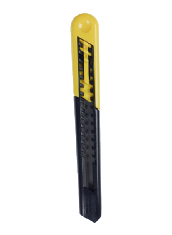 Stanley 130mm Snap-Off Knife, 0-10-150/10322-800, Black/Yellow