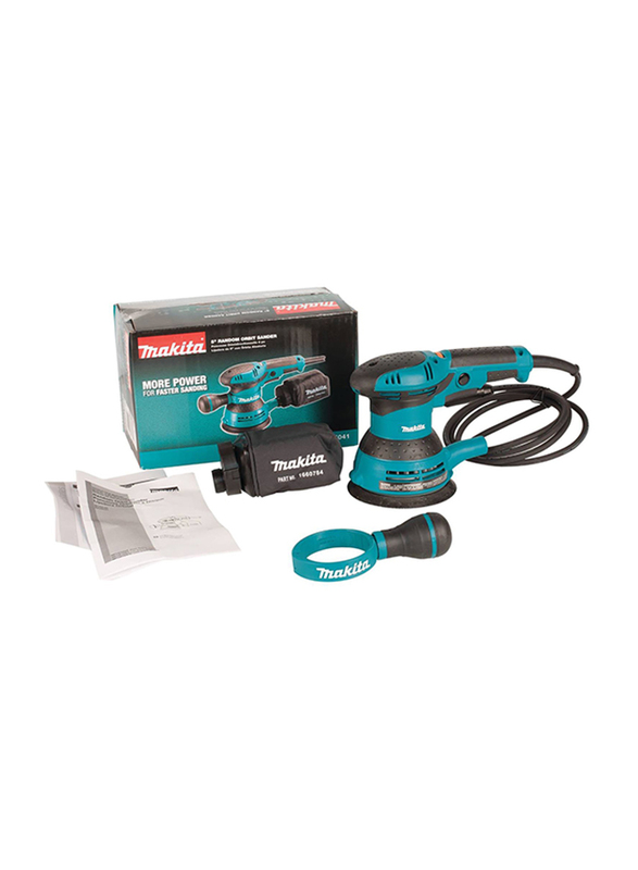 Makita Corded 300W Sander, BO5041, Teal