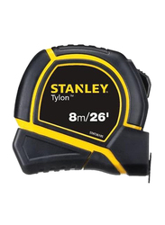 Stanley 8-Meter Biomaterial Measuring Tape, 0-30-656/36195, Black/Yellow