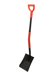 Yato Square Spade Shovel with 300mm Long D-Handle, YT-86801, Red/Black