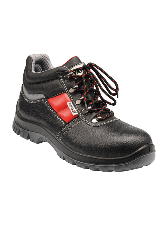 Yato Tolu S3 Middle-Cut Safety Shoes with Lining, YT-80800, Black, 45