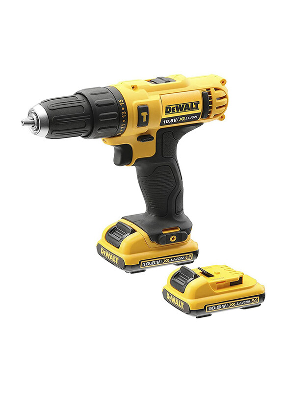 

DeWalt Cordless Hammer Drill Driver 12V with Max Subcompact 2 Battery & Charger, DCD716D2-B5, Yellow/Black