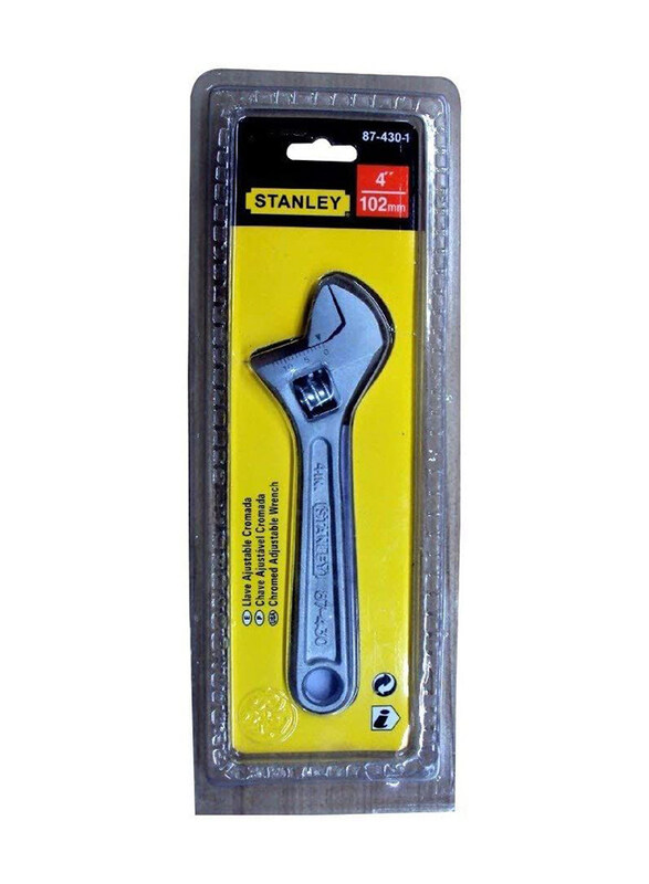 

Stanley 4-inch Adjustable Wrench, 87-430, Blue