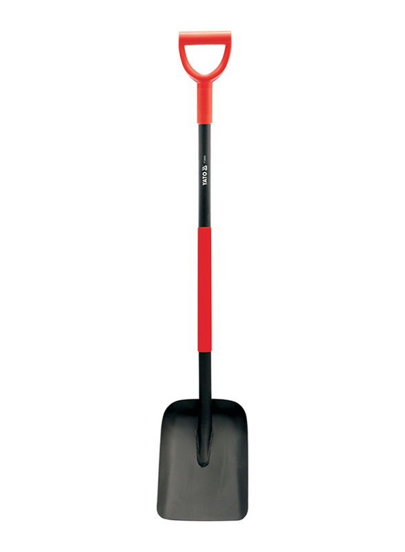 Yato Sand Shovel with 300mm Long D-Handle, YT-86808, Red/Black