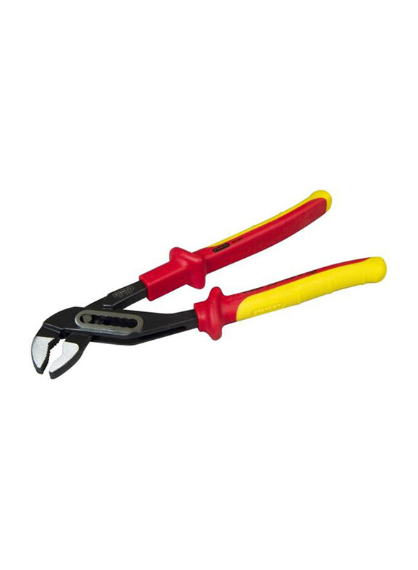 

Stanley 255mm VDE Water Pump Pliers, 0-84-294, Black/Yellow/Red