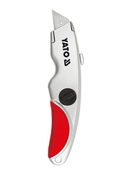 Yato Double Blister Cutter Knife, YT-7520, Silver/Red