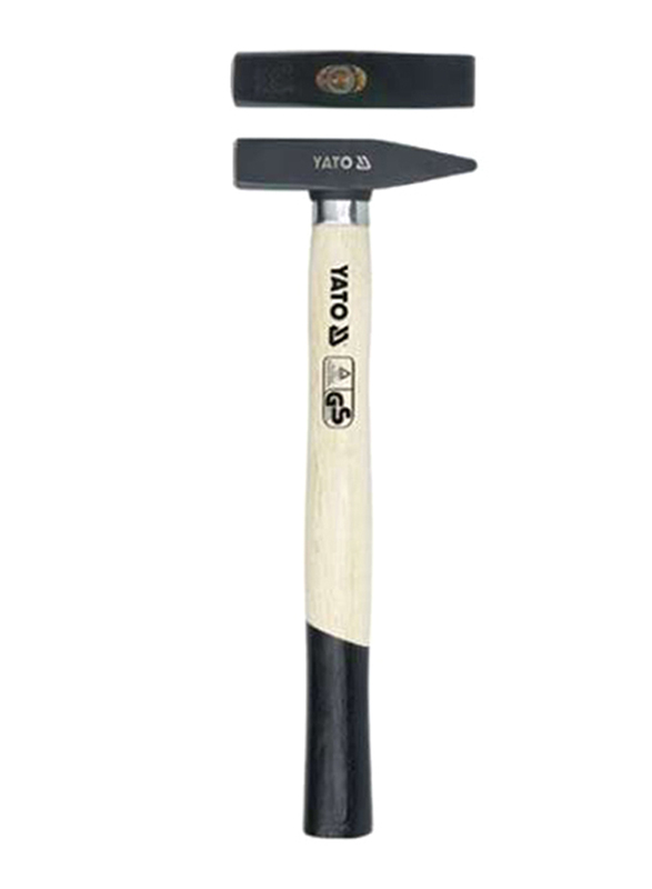 Yato 2000gm Machinist Hammer with Safety Protection Steel Ring, YT-4510, Beige/Black