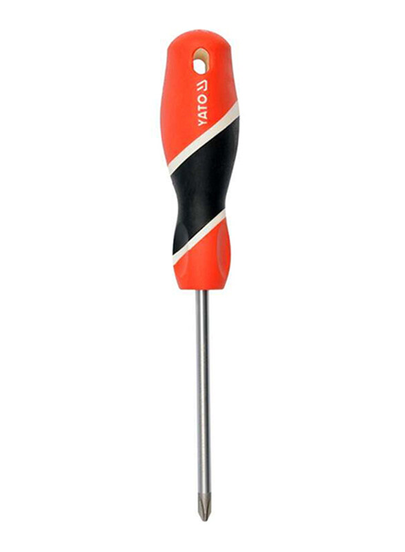 Yato PH2 x 100mm Philips (Cross) Screwdriver, YT-25929, Red/Black