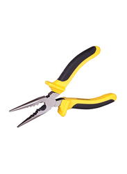 Stanley 150mm Dynagrip Long Nose Pliers, 0-84-053, Yellow/Black