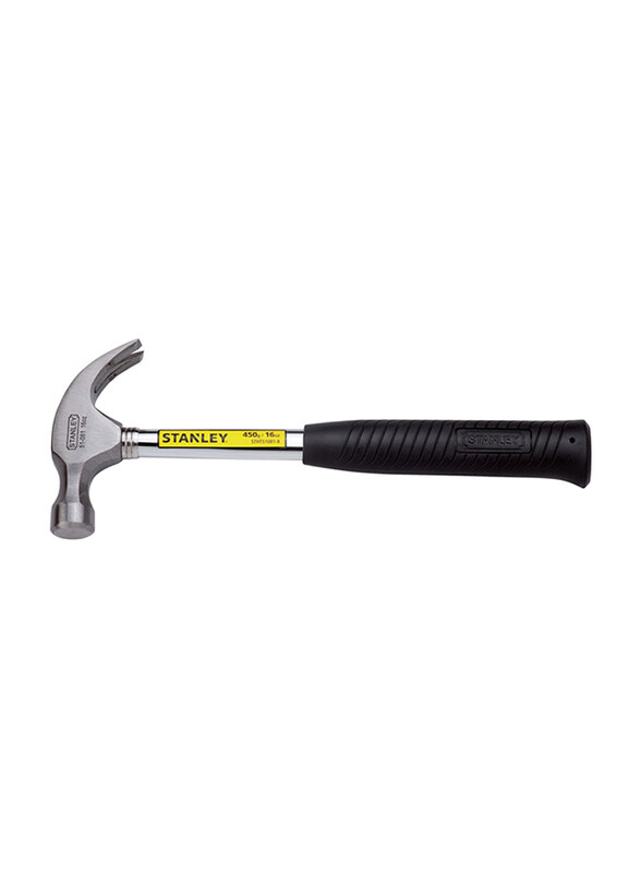 

Stanley 16oz Claw Steel Handle Hammer, 51-081, Silver/Black