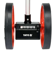 Yato Distance Measuring Wheel, YT-71650, Red/Black/Silver