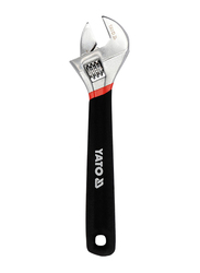 Yato 375mm - 15-inch Half Blister Card Adjustable Wrench, YT-21654, Multicolor
