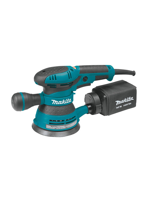 Makita Corded 300W Sander, BO5041, Teal