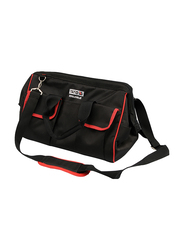 Yato 16-inch Tool Bag, YT-7433, Black/Red