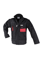 Yato Work Jacket with Detachable Sleeves, YT-8023, Black, Extra Large