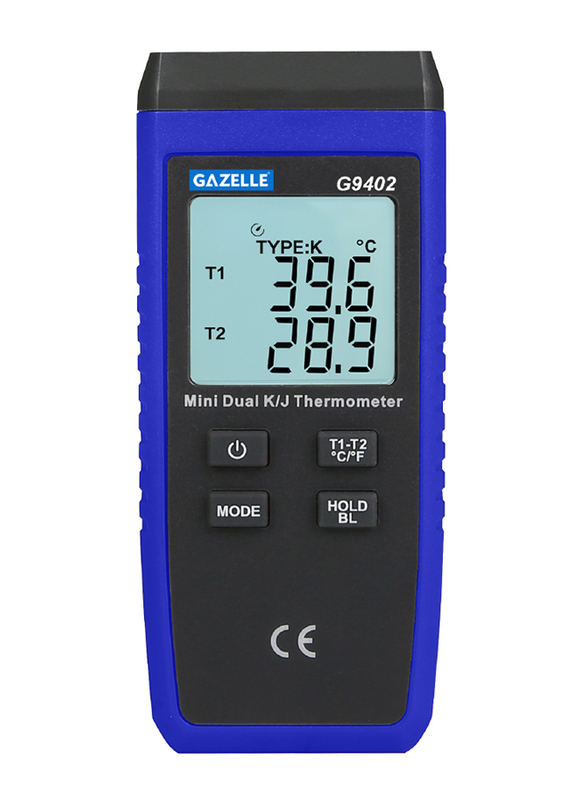 Gazelle Mini Contact Type Thermometer, G9402, Blue/Black
