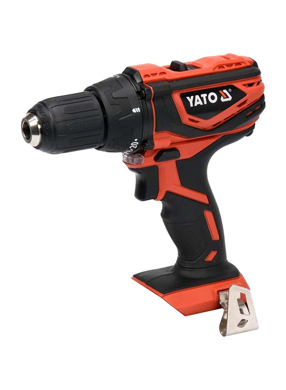 Yato Cordless Drill-Driver 13mm 18V (Mabuchi Motor) Tool Only Color Box, YT-82783, Orange/Black