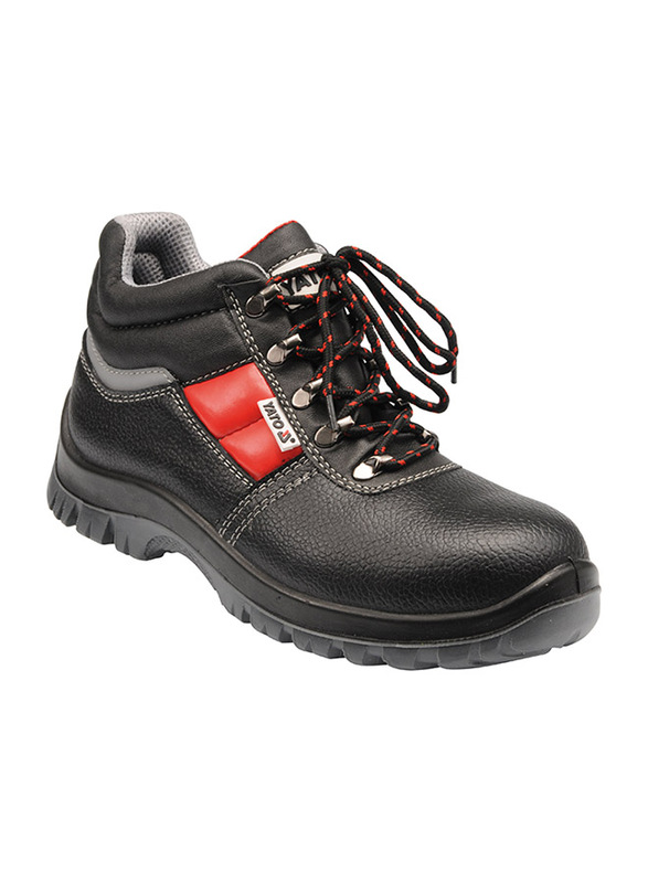 Yato Tolu S3 Middle-Cut Safety Shoes with Lining, YT-80798, Black, 43