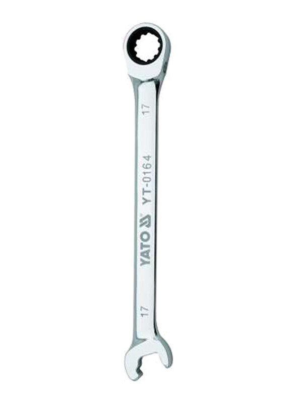 

Yato 12mm Ratchet Combination Wrench, YT-0159, Silver