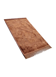 Al Basha Tech Prayer Rug Mat, Brown