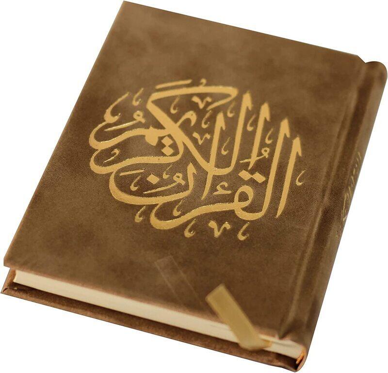 

The Holy Qur’an with Ottoman drawing, narrated by Hafs on the authority of Asim, 14/10 velvet.(Brown)