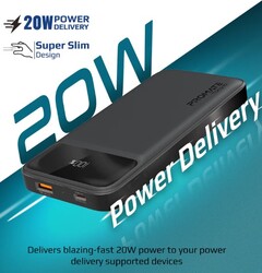 Promate 10000mAh Super-Slim Power Bank