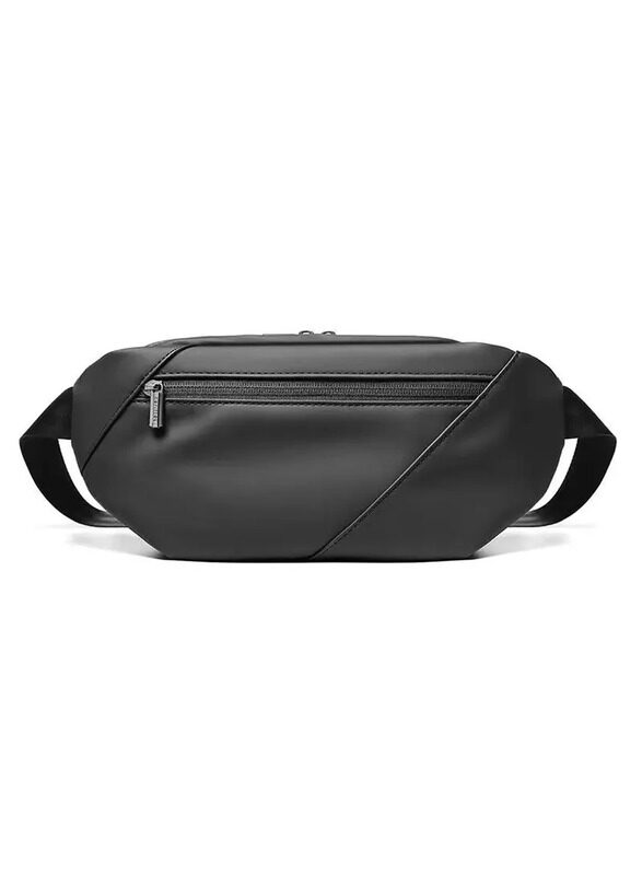 Fabric Travel/Chest/Shoulder Bag for Men, Black