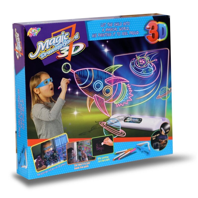 

Sundus Magic drawing board with LED lighting for 3D graphics