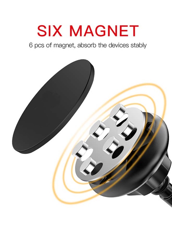 Magnet Car Mobile Holder, Black