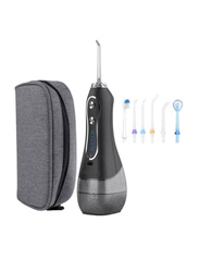 Portable Dental Water Flosser Toothbrush, 300ml, Black